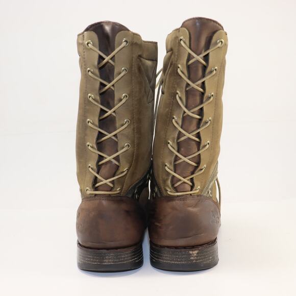 J. Shoes Field Boots Size 8 Brown Leather – Restoration Project - Picture 4 of 8